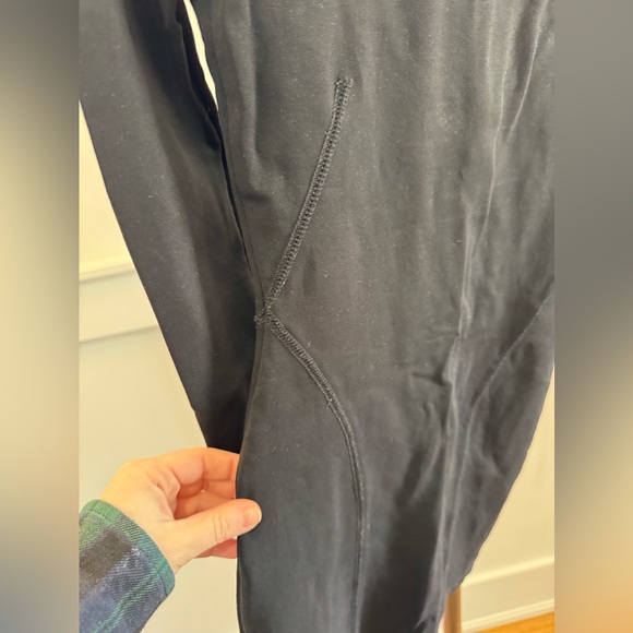 H&M long sleeve tight mini dress. Scooped back and stitching detail - Picture 5 of 5